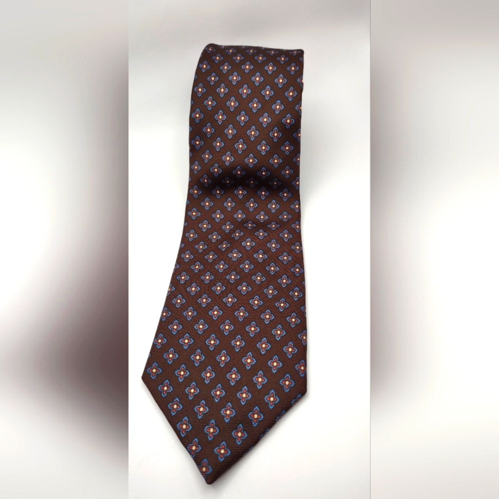 Elegant Brown Patterned Tie